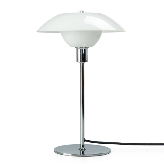 Dyberg Larsen Bergen -pöytälamppu, varjostin Ø25cm