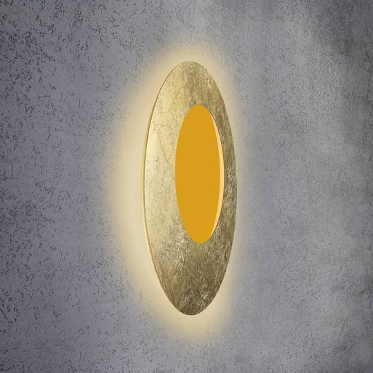 Escale Blade Open -LED-seinävalo RGB+W kulta 79 cm
