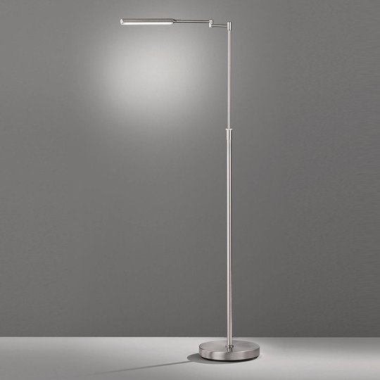 LED-lattiavalo Nami jalkahimmentimellä, nikkeli