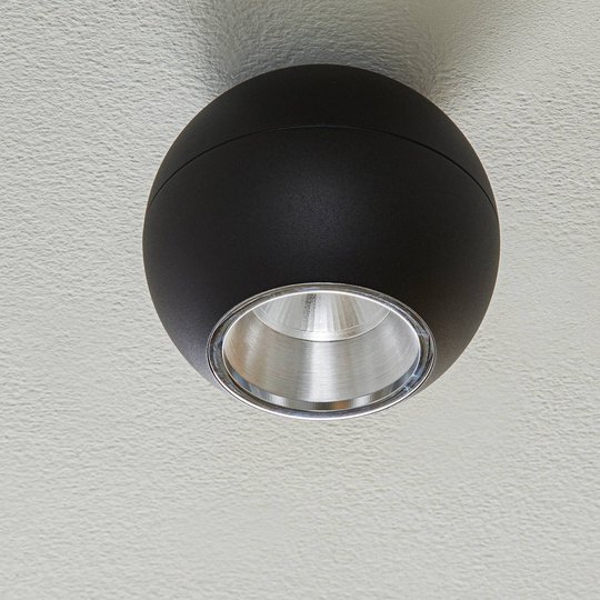 BEGA Studio Line spotti musta/alumiini Ø 14