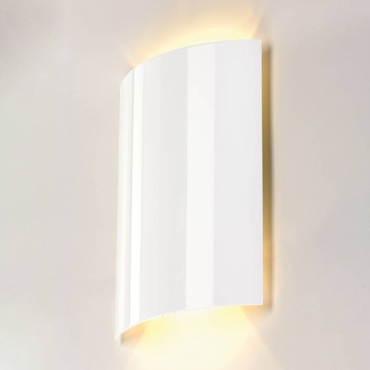 SLV Sail -LED-seinävalo, 2-lamp. 30 cm valkoinen