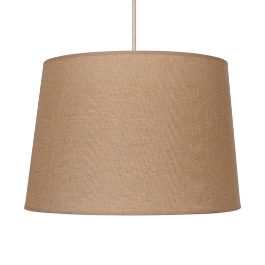 Riippuvalo Jute, ruskea, Ø40cm 1-lamppuinen