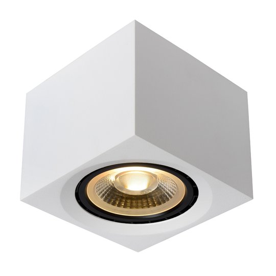 LED-kattokohdevalo Fedler, kulmikas, valkoinen