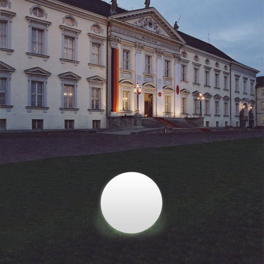 Pallovalaisin Snowball valk., alumiinijalka 40 cm