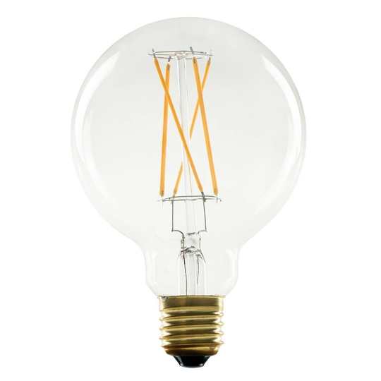 SEGULA LED-Globe E27 5W G95 2200K himmen. kirkas