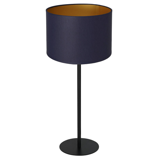 Soho-pöytälamppu lieriö, k. 56cm, sininen/kulta