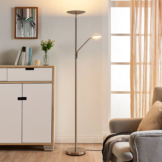 Käytännöllinen LED-kattovalaisin Elina, lukulamppu