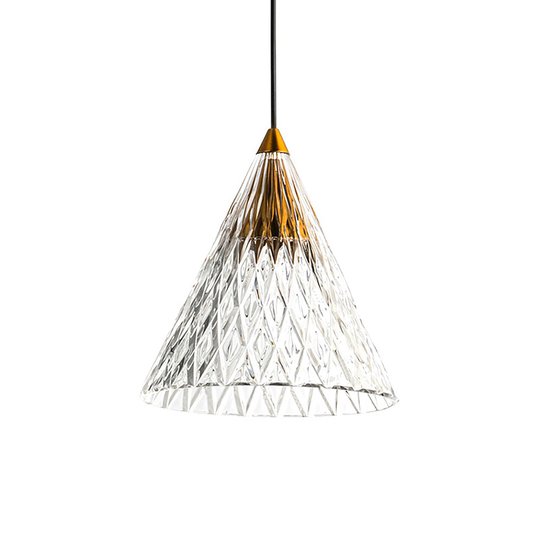 LEDS-C4 Veneto -LED-riippuvalo, kulta/valkoinen