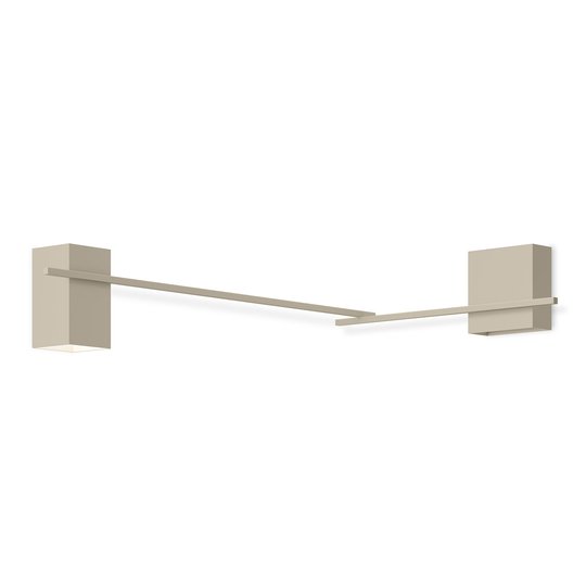 Vibia Structural 2620 kulmaseinävalo vaaleanharm.
