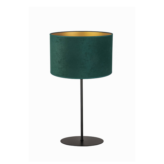 Pöytävalo Golden Roller korkeus 50cm vihreä/kulta