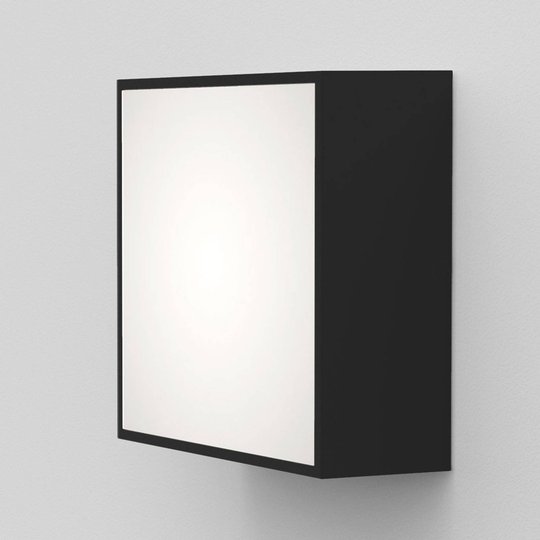 Astro Kea Square 140 -LED-seinävalaisin, musta