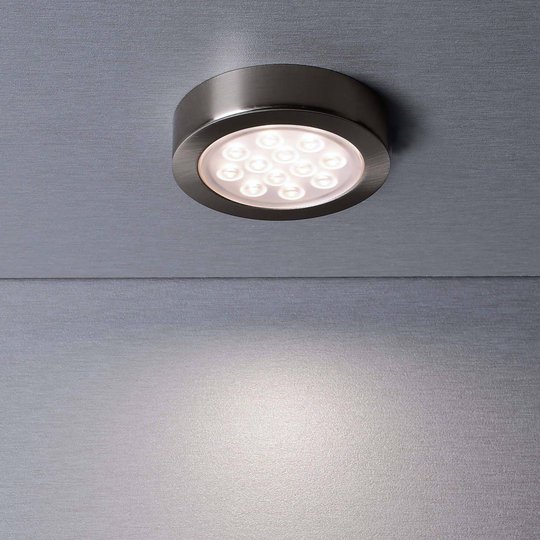LED-kalustevalaisin Baham II, 3 kpl, Ø 7,2 cm