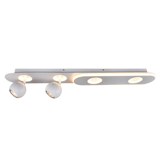 LED-kattovalaisin Irelia, 4-lamppuinen, valkoinen