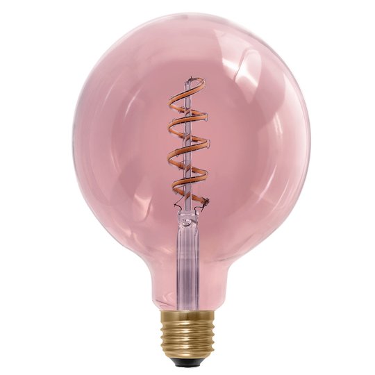 LED-pallolamppu E27 6 W 920, savuisen pinkki