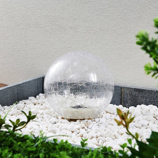Lindby Feodoria -LED-aurinkomaapiikkivalo, Ø19,5cm
