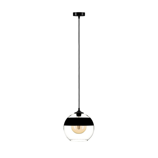 Monochrome Flash -riippuvalo kirkas/musta Ø 25 cm