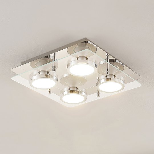 Lindby Gabryl LED -kattovalaisin, nelilamppuinen