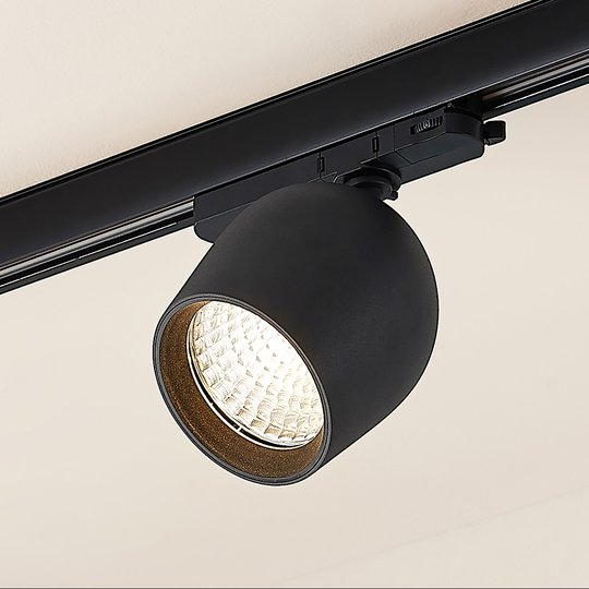 Arcchio Bauke LED-kiskospotti musta 30,5W 3 000 K