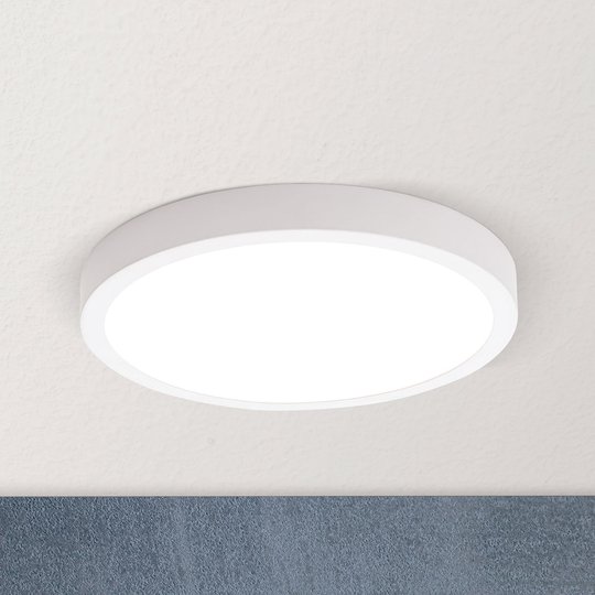 LED-kattovalaisin Vika, pyöreä, valkoinen, Ø 23cm