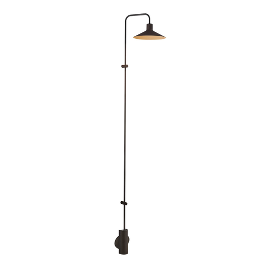 Bover Platet A06-LED-seinävalo, katkaisija, oliivi