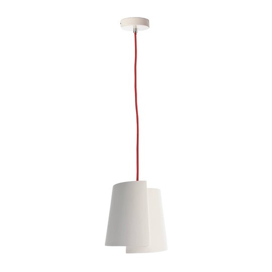 Riippuvalaisin Twister II, valkoinen, Ø 28 cm