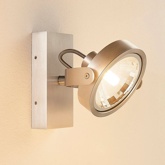 Alumiininvärinen LED-kohdevalaisin Lieven
