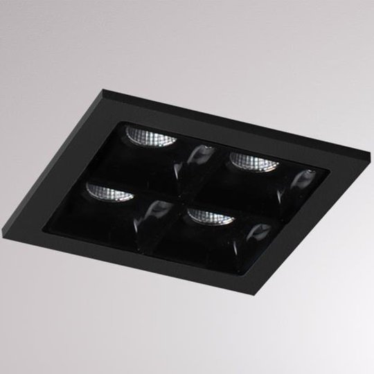 LOUM Liro LED-uppovalaisin musta 34° 2 700 K