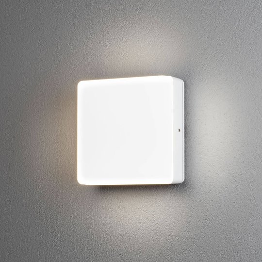 LED-ulkoseinälamppu Cesena hämärätunnistimella