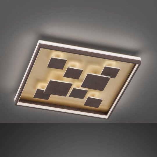 LED-kattovalaisin Rico, himmennettävä, kulmikas