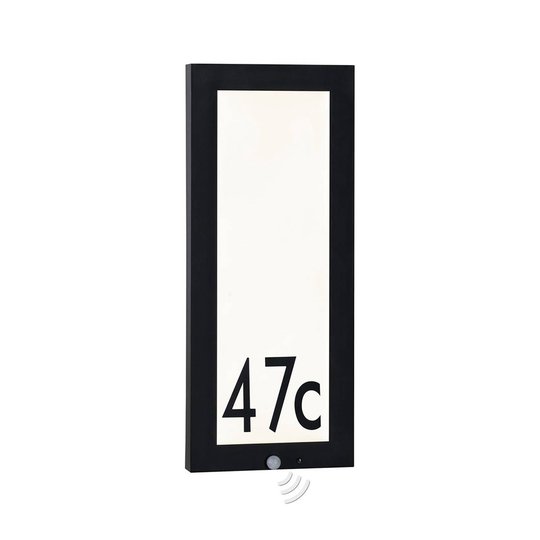 Paulmann-ulkoseinälamppu Panel anturilla 25x60 cm
