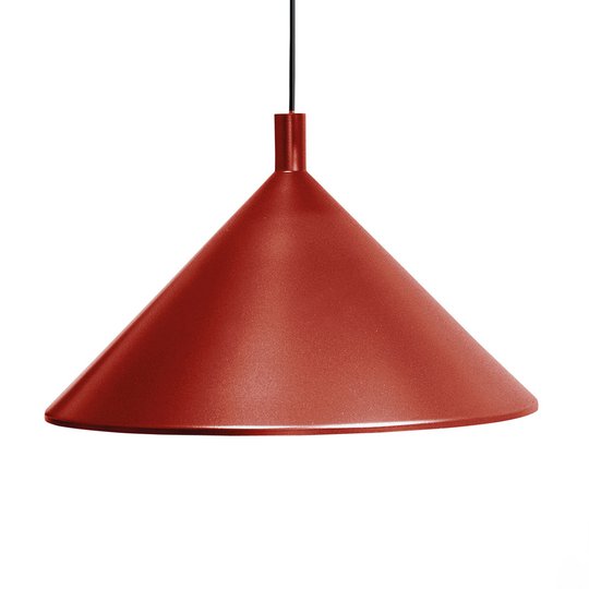 Martinelli Luce Cono -riippuvalo, punainen Ø 30 cm