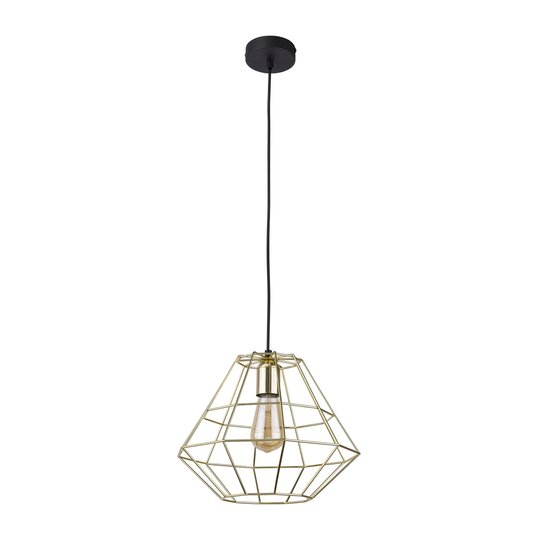 Riippuvalaisin Diamond, 1-lamp., kulta/musta