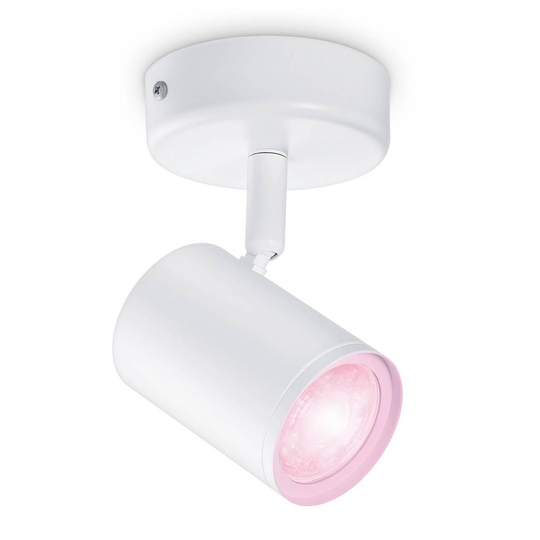 WiZ Imageo -LED-spotti, 1 lamppu, RGB, valkoinen