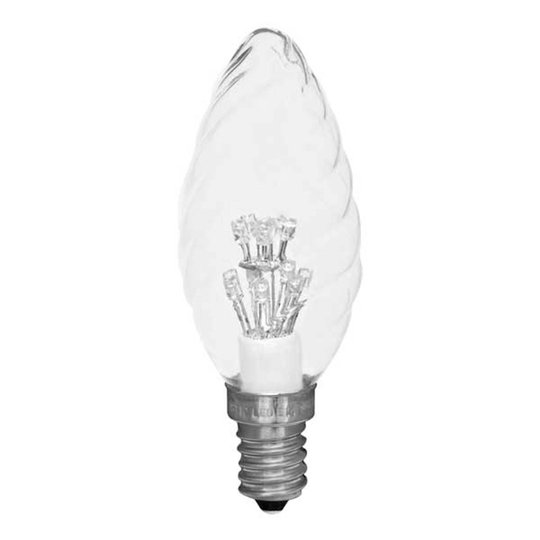 E14 0,9W LED-kynttilälamppu kirkas 2 600K