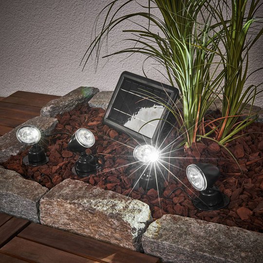 Aurinkokäyttöinen Quattro Power -spottivalosarja