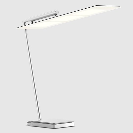 Valkoinen OMLED One d3 -OLED-työpöytävalaisin