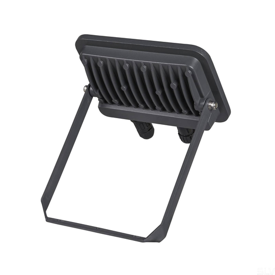 SLV Floodi-LED-kohdevalo ulos, IP65, leveys 16 cm