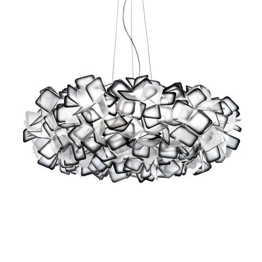 Slamp Clizia -riippuvalaisin, Ø 78 cm, musta