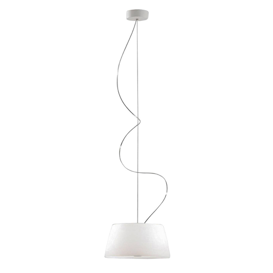 Prandina Ginger S50 -riippuvalo, opaali, Ø 42 cm