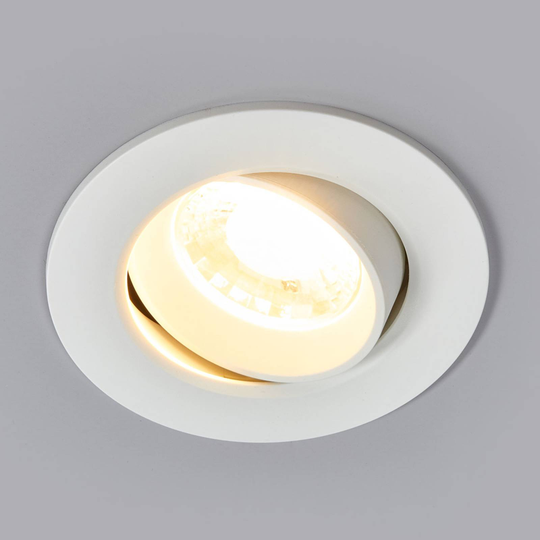 Valkoinen upotettava LED-valaisin Quentin, 9W