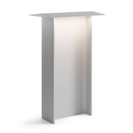 Luceplan Fienile-LED-pylväsvalo 72cm vaaleanharmaa