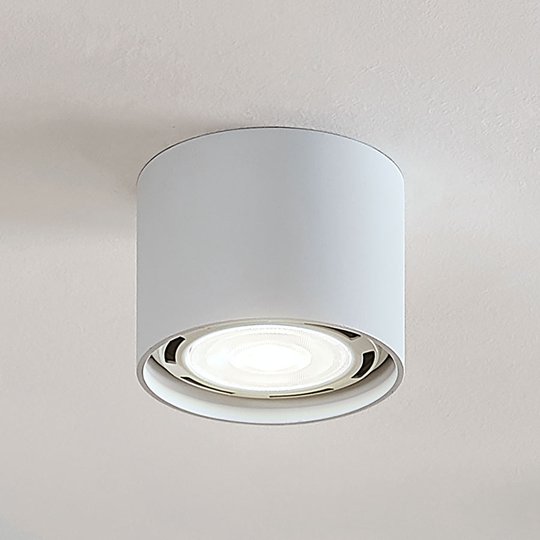 LED-kattospotti Mabel, pyöreä, valkoinen