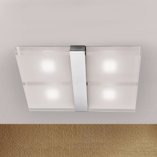 Jakob – LED-kattovalaisin kromia, 20 wattia