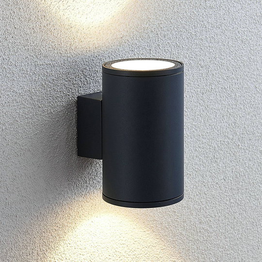 LED-ulkoseinälamppu Visavia, kaksilamppuinen