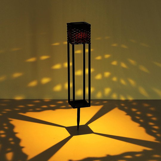 Aurinkokäyttöinen LED-lamppu 36850B rottinkia