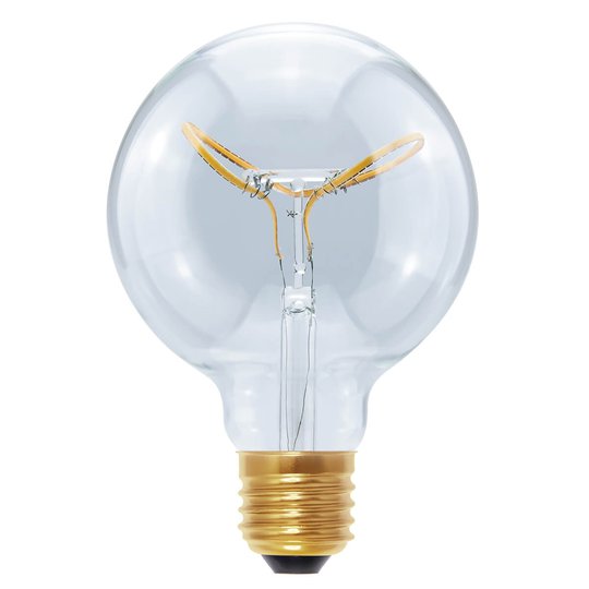 E27 8W 922 LED-globe Curved Butterfly kirkas G95