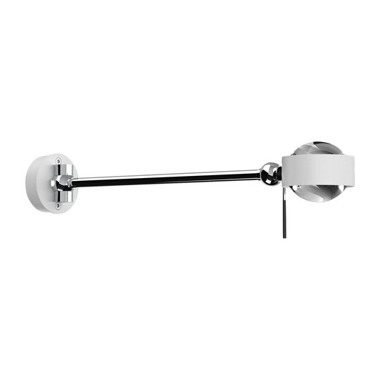 Puk Mini Hotel LED 30cm kirkas, valkoinen/kromi