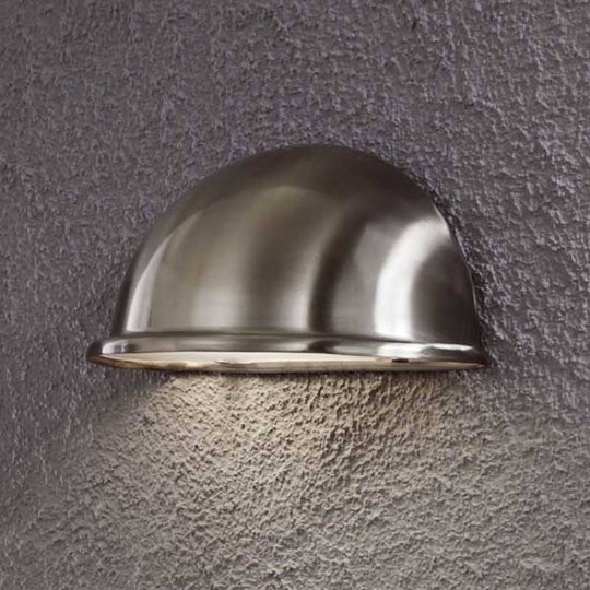Kaunis ulkoseinävalaisin TORINO E14 ruostum. teräs