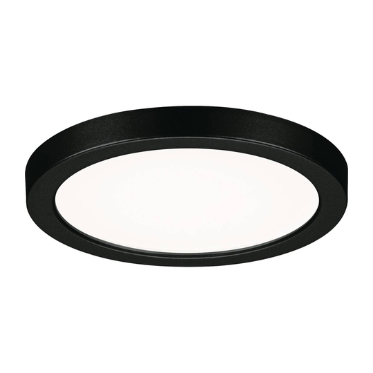 Paulmann Areo-LED-paneeli pyör musta 4000K Ø11,8cm