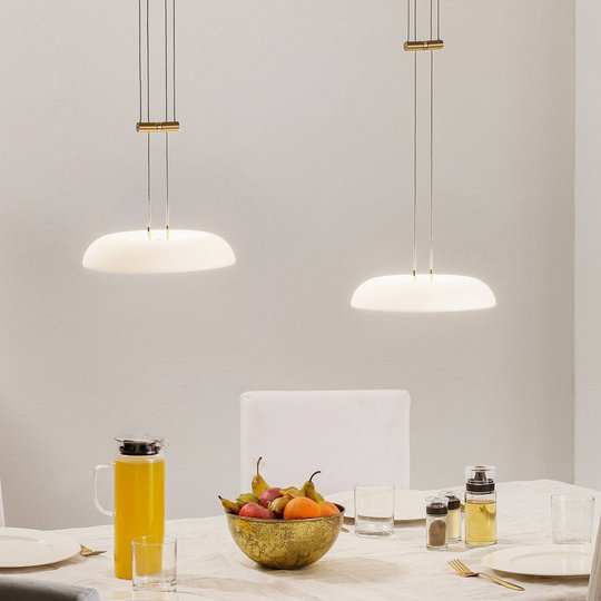 BANKAMP Vanity riippuvalaisin 2-lamp., messinki